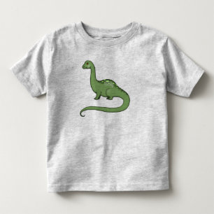 Niedlicher Long Neck Dinosaurier T - Shirt für Kin