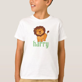 niedlicher Löwe mit deinem Namen T-Shirt