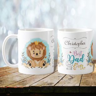 Niedlicher Löwenanzug Kronenbeste Vater je Persona Kaffeetasse