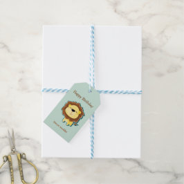 Niedlicher Löwenblutgeburt Geschenkanhänger