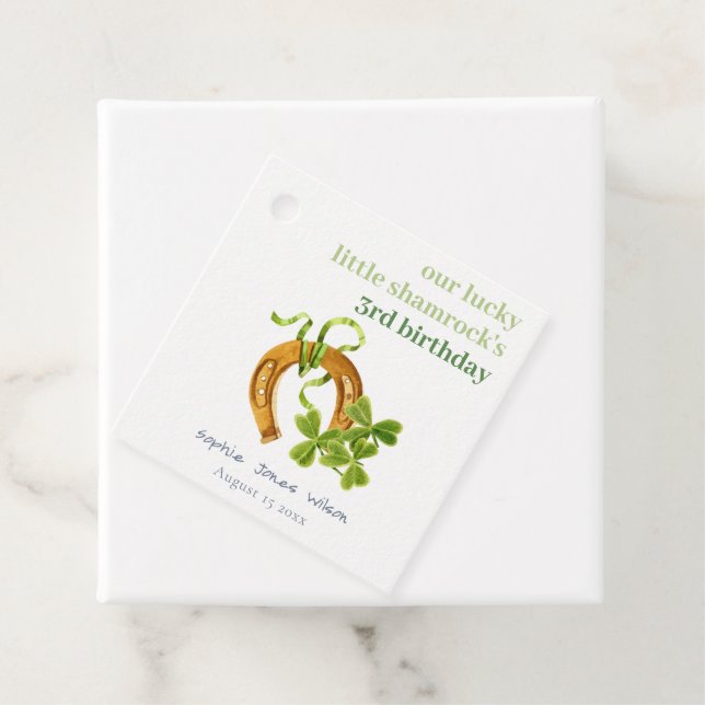Niedlicher Lucky Kleeblatt St Patrick's Day Kinder Geschenkanhänger (Beispiel)