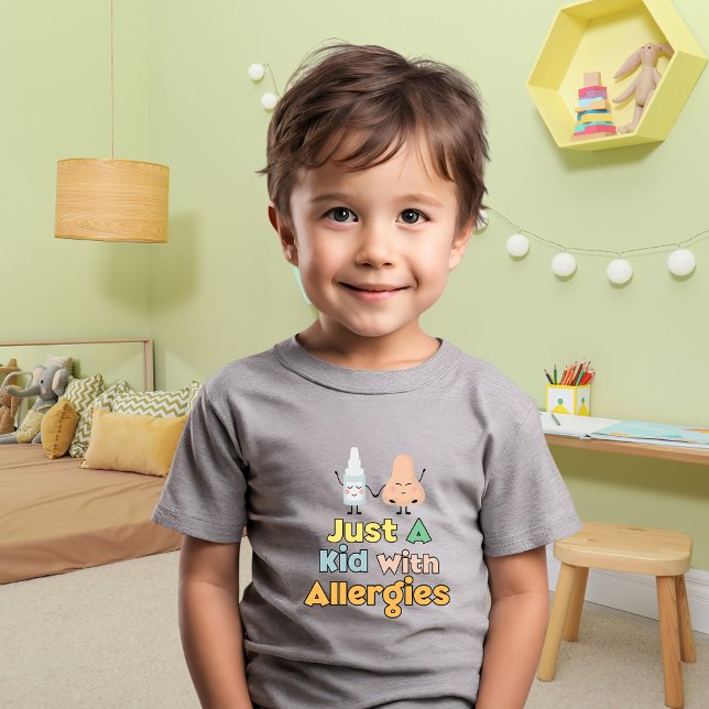 Niedlicher & lustiger Allergologiebewusstsein T -  T-Shirt (Von Creator hochgeladen)