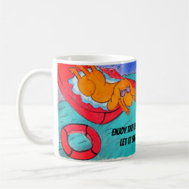 Niedlicher lustiger Cartoon-Hund Kaffeetasse