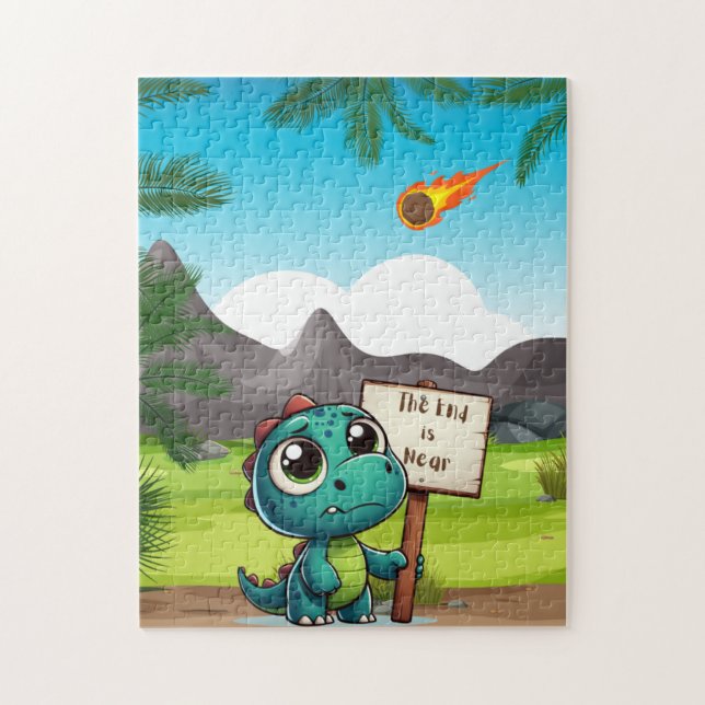 niedlicher, lustiger Dinosaurier (Vertikal)