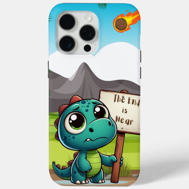 niedlicher, lustiger Dinosaurier Case-Mate iPhone Hülle (Rückseite)