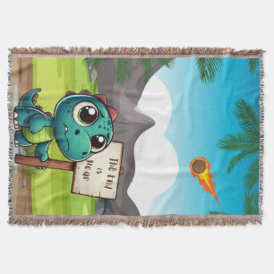 niedlicher, lustiger Dinosaurier Decke