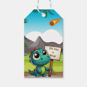 niedlicher, lustiger Dinosaurier Geschenkanhänger