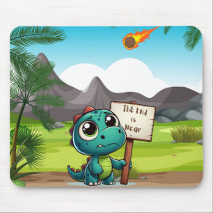 niedlicher, lustiger Dinosaurier Mousepad