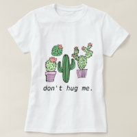 Niedlicher lustiger Kaktus-T - Shirt