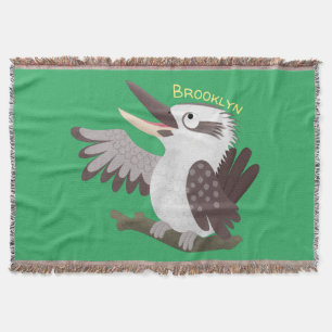 Niedlicher lustiger Lachen kookaburra Cartoon Decke