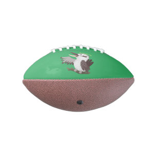 Niedlicher lustiger Lachen kookaburra Cartoon Football