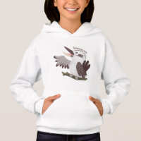Niedlicher lustiger Lachen kookaburra Cartoon