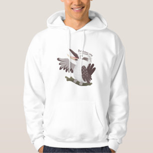 Niedlicher lustiger Lachen kookaburra Cartoon Hoodie