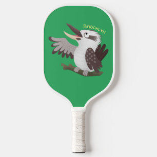 Niedlicher lustiger Lachen kookaburra Cartoon Pickleball Schläger