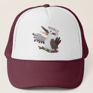 Niedlicher lustiger Lachen kookaburra Cartoon Truckerkappe