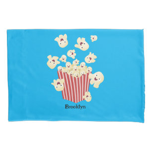 Niedlicher lustiger Popcorn-Cartoon Kissenbezug