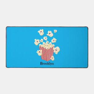 Niedlicher lustiger Popcorn-Cartoon Schreibtischunterlage