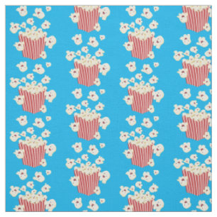 Niedlicher lustiger Popcorn-Cartoon Stoff