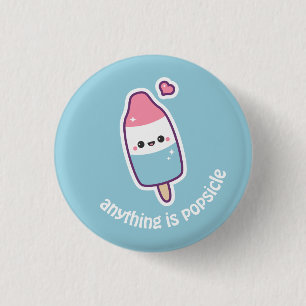 Niedlicher lustiger Popsicle Button