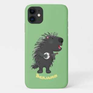 Niedlicher, lustiger Porcuppspiel Banjo Cartoon Case-Mate iPhone Hülle