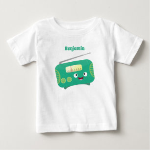 Niedlicher, lustiger Retro-Cartoon Baby T-shirt