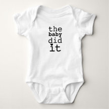 Niedlicher lustiger Spaß Das Baby hat es zitiert