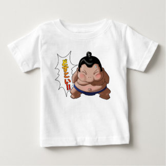 Niedlicher lustiger Sumo-Ringkämpfer Dosukoi Baby T-shirt
