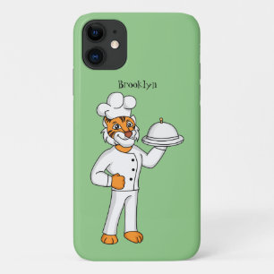 Niedlicher lustiger Tiger Koch Cartoon Illustratio Case-Mate iPhone Hülle