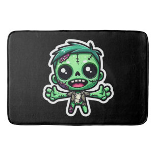 Niedlicher, lustiger Zombie Badematte