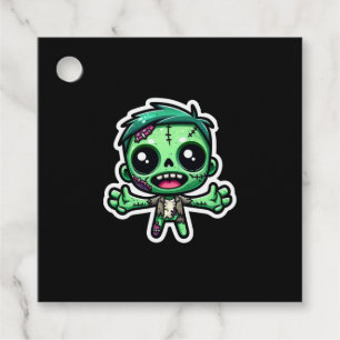Niedlicher, lustiger Zombie Geschenkanhänger