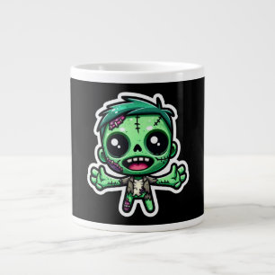 Niedlicher, lustiger Zombie Jumbo-Tasse