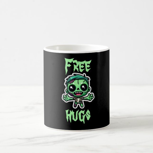Niedlicher, lustiger Zombie Kaffeetasse (Mittel)