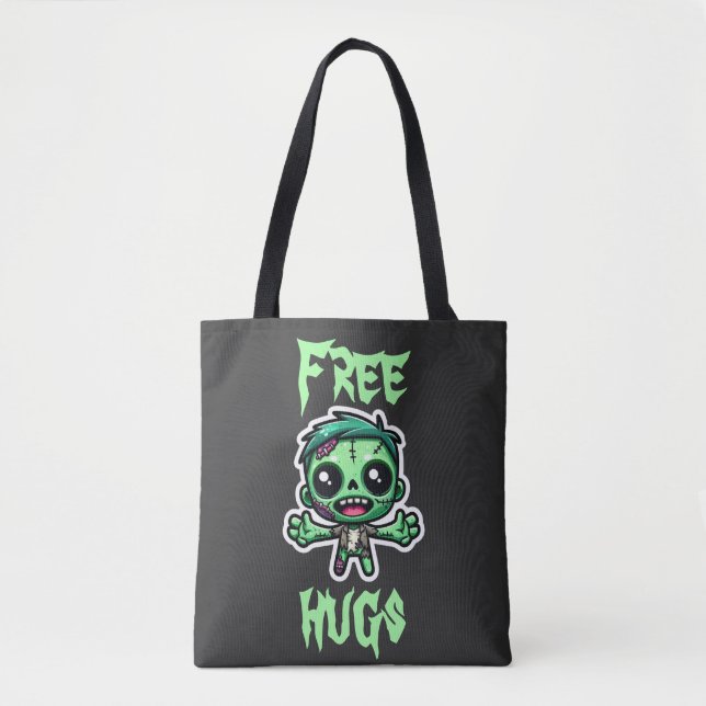 Niedlicher, lustiger Zombie Tasche (Vorderseite)
