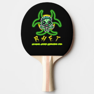 Niedlicher, lustiger Zombie Tischtennis Schläger