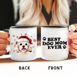 Niedlicher maltesischer Hund Personalisiert Tasse