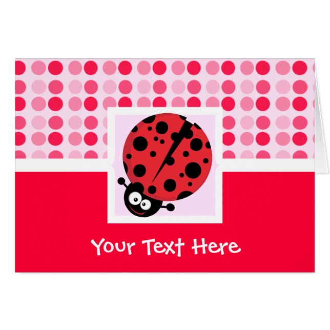 Niedlicher Marienkäfer (Vorderseite (Horizontal))