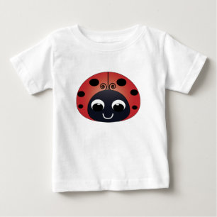 Niedlicher Marienkäfer-Baby-T - Shirt