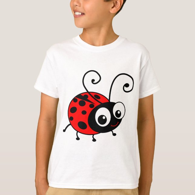 Niedlicher Marienkäfer T-Shirt (Vorderseite)