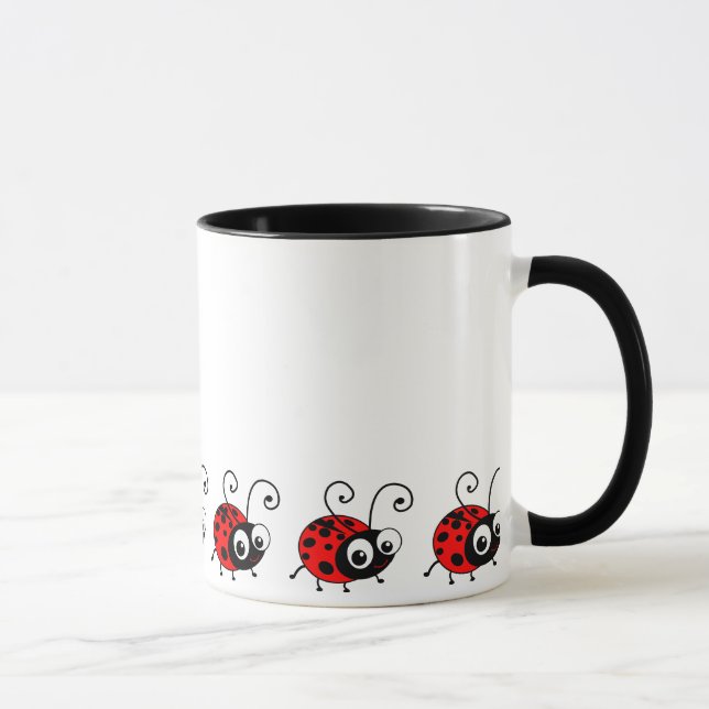Niedlicher Marienkäfer Tasse (Rechts)