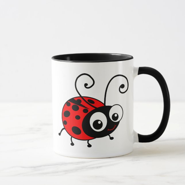 Niedlicher Marienkäfer Tasse (Rechts)