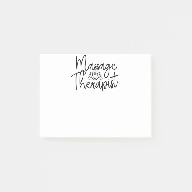 Niedlicher Massagetherapeut Post-it Klebezettel (Vorderseite)