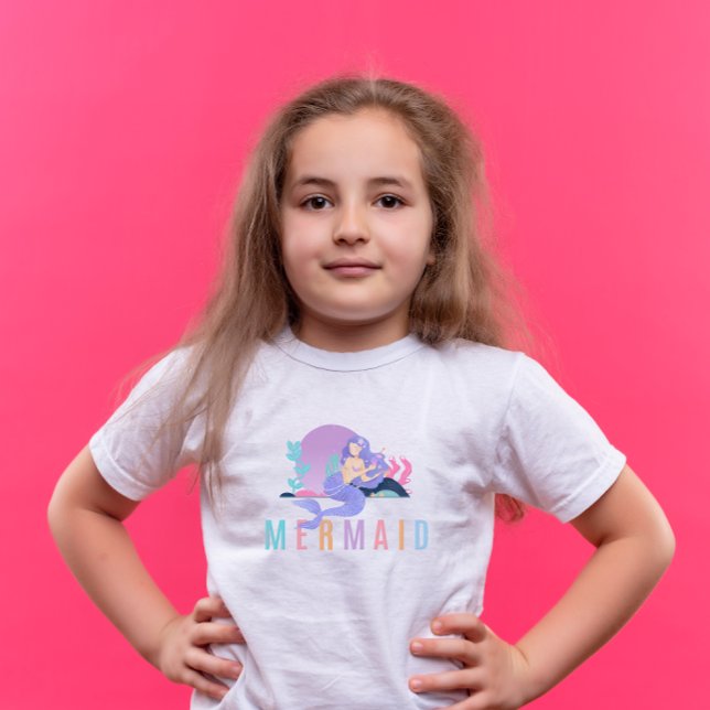 Niedlicher Mermaid-Kid-T - Shirt (Von Creator hochgeladen)