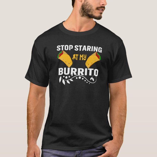 Niedlicher mexikanischer Stopp bei meiner Burrito  T-Shirt (Vorderseite)