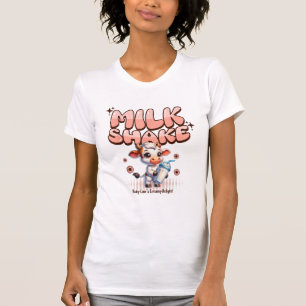 Niedlicher Milkshake Lover Little Calf Frozen Jogh T-Shirt