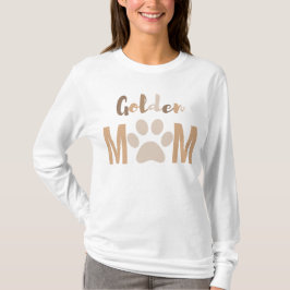 Niedlicher Minimalistischer Hund Golden Retriever  T-Shirt