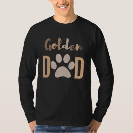 Niedlicher Minimalistischer Hund Golden Retriever  T-Shirt