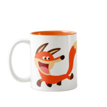 Niedlicher Mischling Cartoon Fox