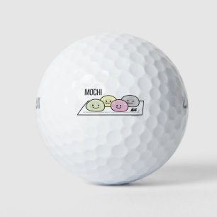 Niedlicher Mochi-Eis-Reis Kuchen Japanischer grüne Golfball
