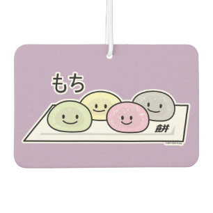 Niedlicher Mochi-Eiskremkuchen Japanischer grüner Autolufterfrischer