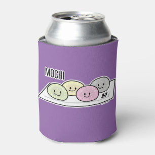 Niedlicher Mochi-Eiskremkuchen Japanischer grüner Dosenkühler